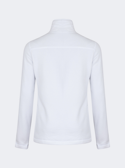 Oil&amp;Gaz Soft Women Skiing Full Zip Fleece White