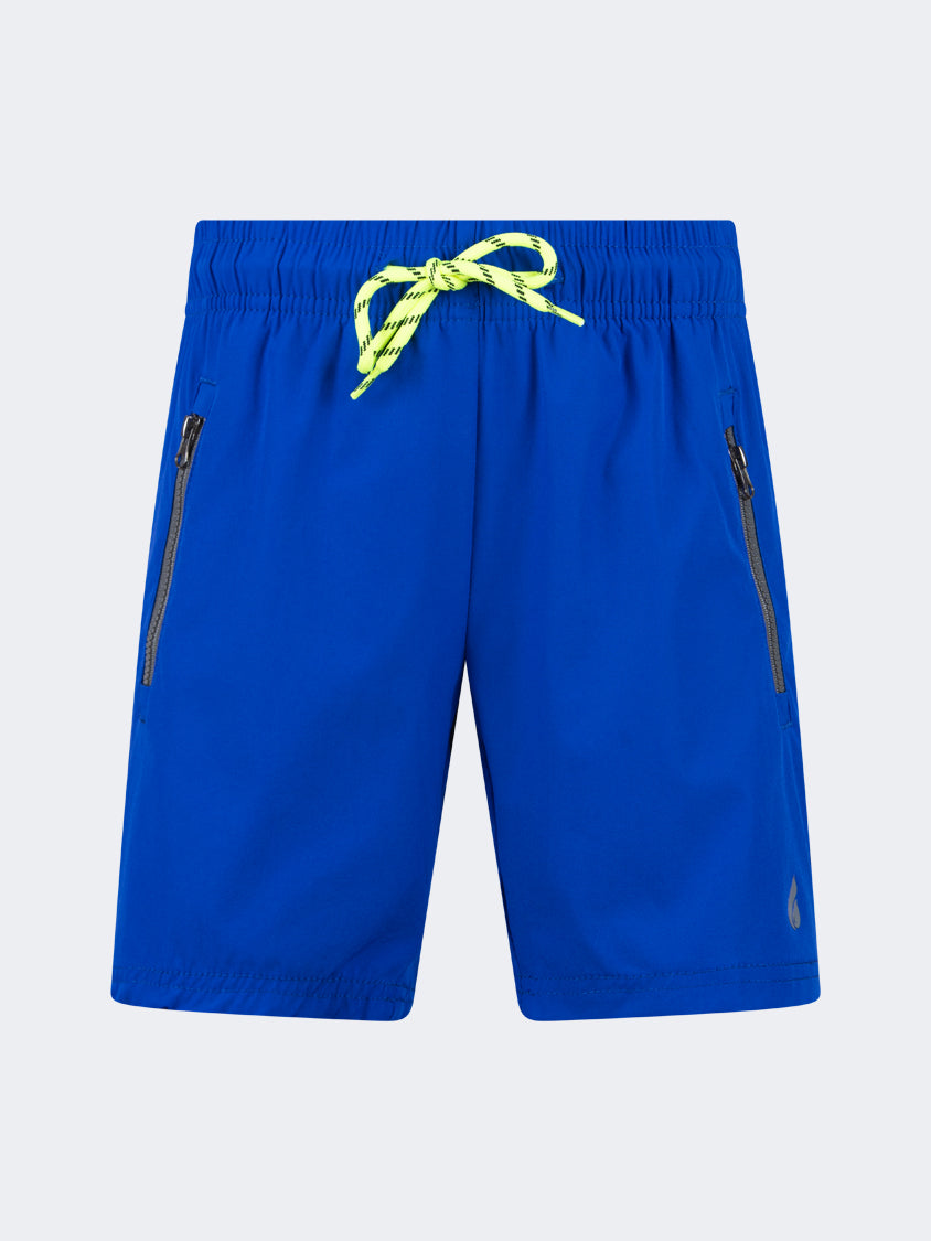 Oil And Gaz Breathable Kids Boys Beach Swim Short Royal Blue