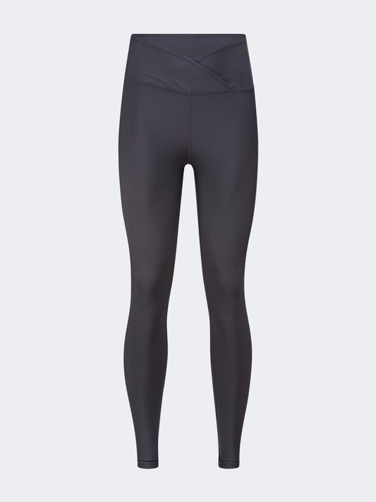 Oil & Gaz Plain Women Lifestyle Tight Anthracite