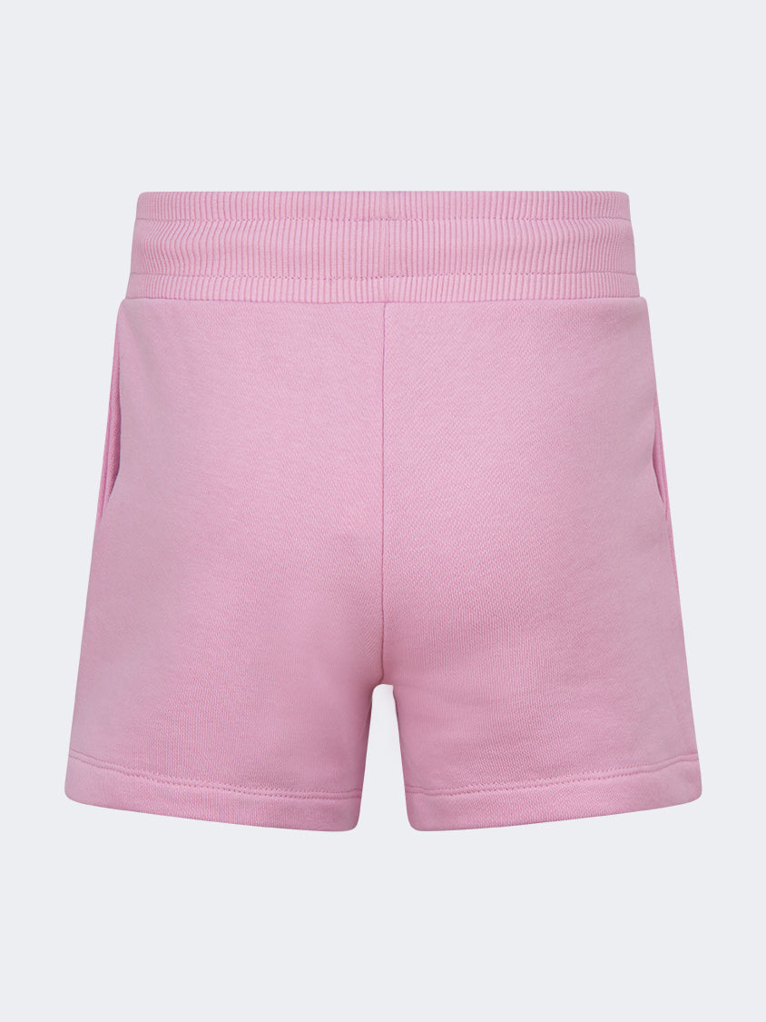 Oil And Gaz Regular Fit Kids-Girls Lifestyle Short Pink