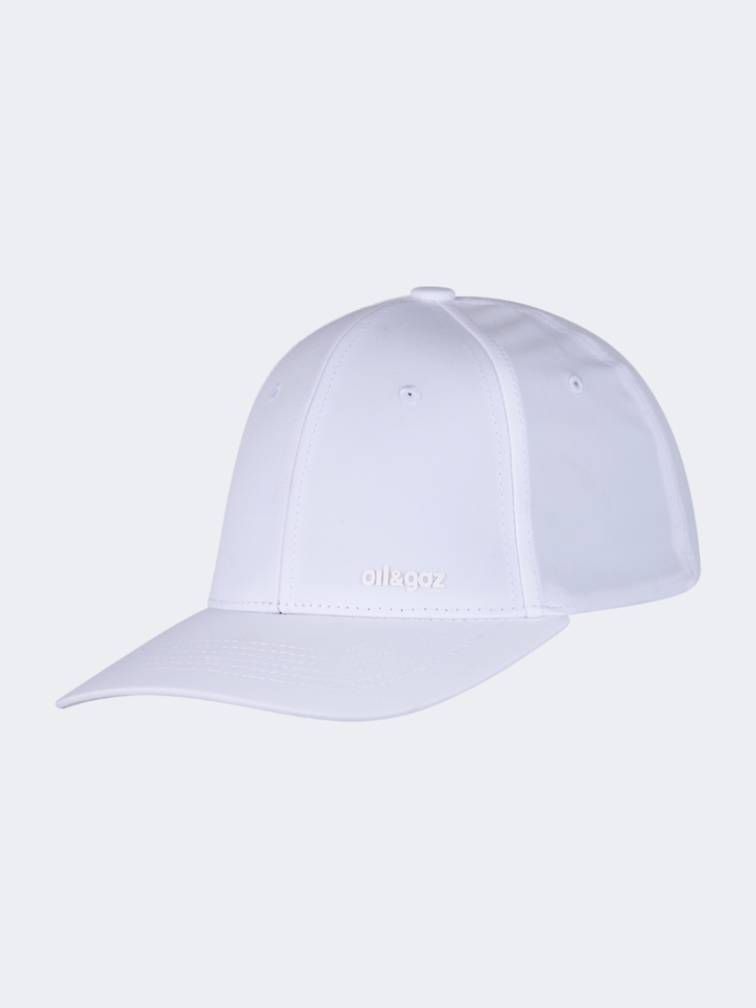 Oil And Gaz Lightweight Unisex Life Style Baseball Cap White