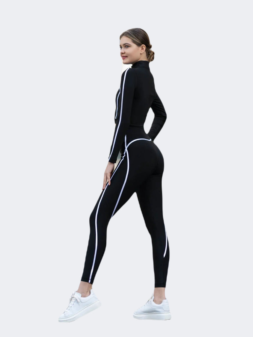 Oil And Gaz Active Women Lifestyle Tight Black