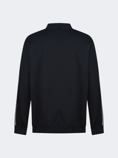 Oil And Gaz Big Size Men Lifestyle Full Zip Hoody Black