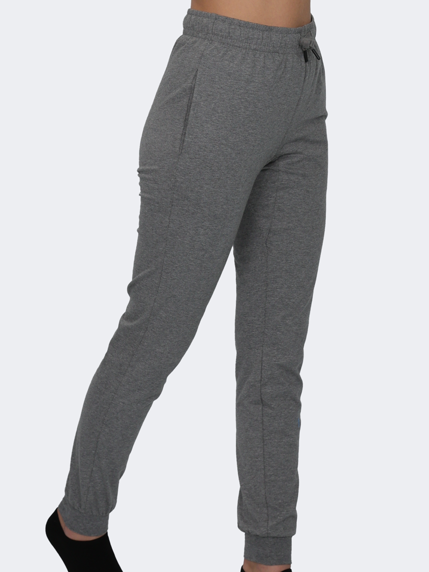 Oil And Gaz Cuffed Women Lifestyle Pant  Heather Grey