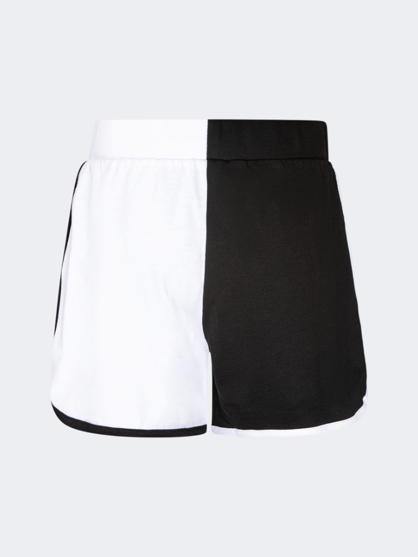 Oil&amp;Gaz Durable Kids-Girls Lifestyle Short Black/White