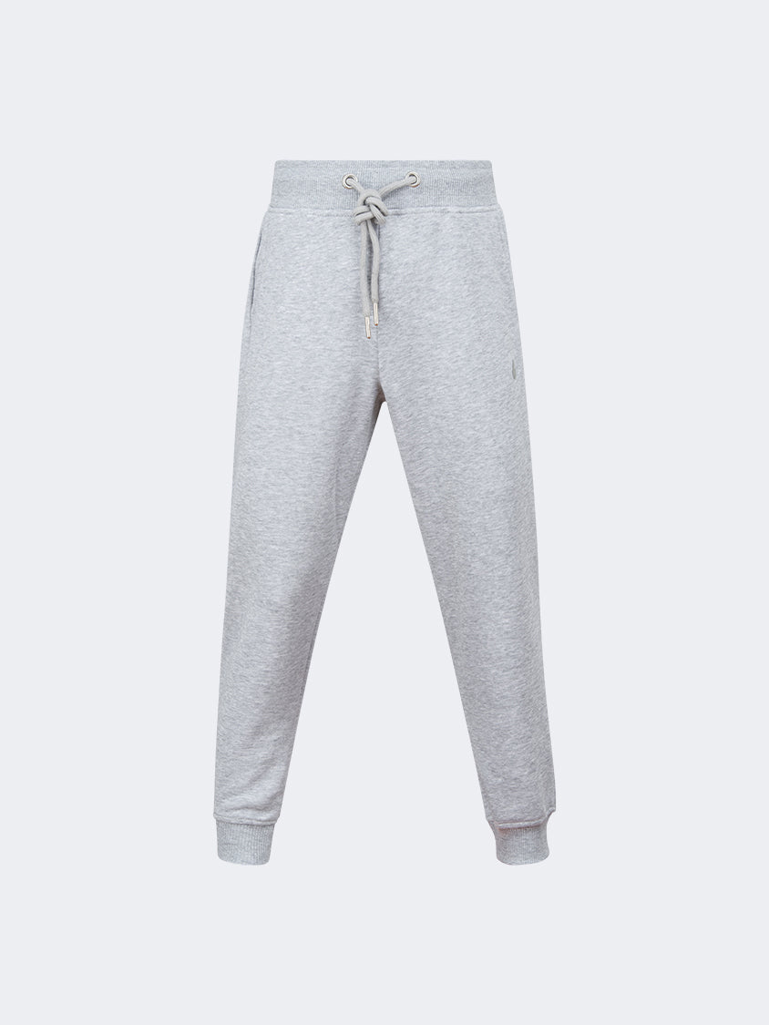 Oil And Gaz Cuffed Kids-Boys Lifestyle Pant Grey Chine