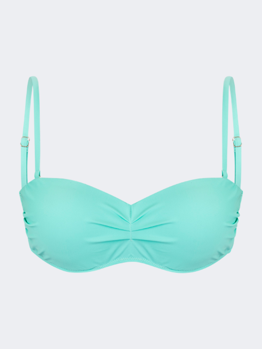 Oil And Gaz Classic Women Beach Bra Light Mint