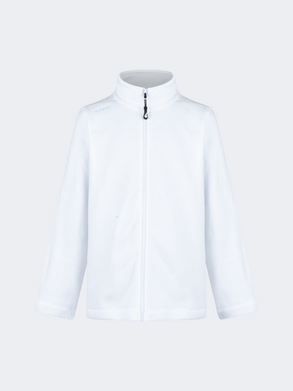 Oil&amp;Gaz Soft Kids-Boys Skiing Full Zip Fleece White