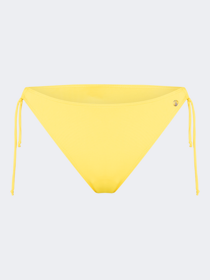 Oil And Gaz Comfortable Women Beach Tie Side Bottom Yellow