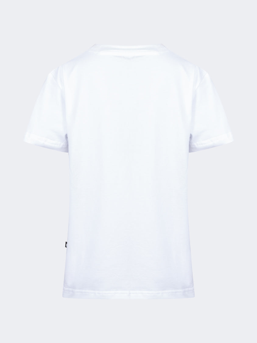 Oil And Gaz Casual Kids Lifestyle Round Neck T-Shirt  White