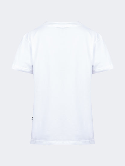 Oil And Gaz Casual Kids Lifestyle Round Neck T-Shirt  White