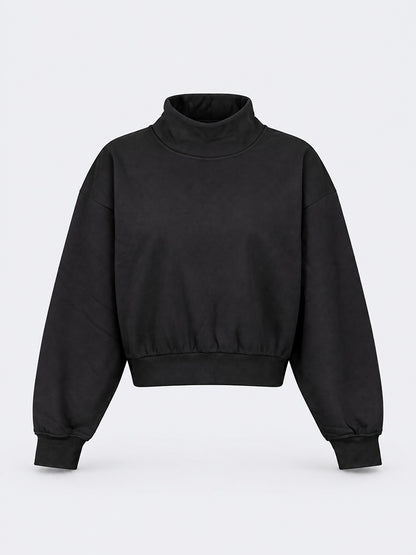 Oil &amp; Gaz Warm Women Lifestyle  Pullover Black