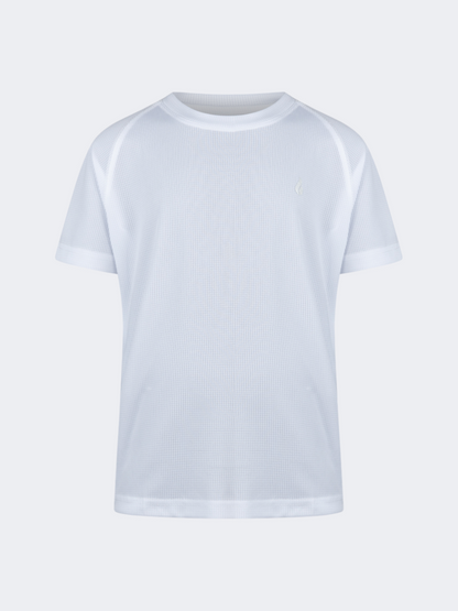 Oil And Gaz Durable Kids Multisport T-Shirt White