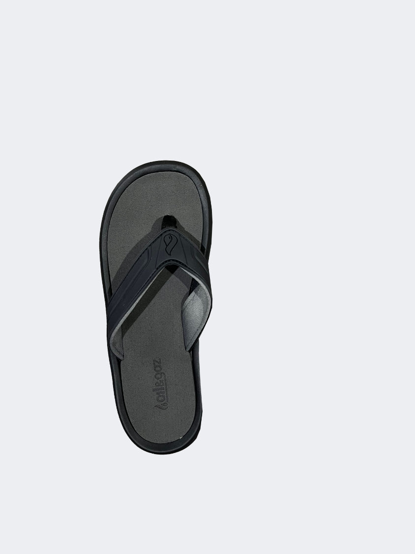 Oil And Gaz Flipflop Plain Men Lifestyle Slippers Black