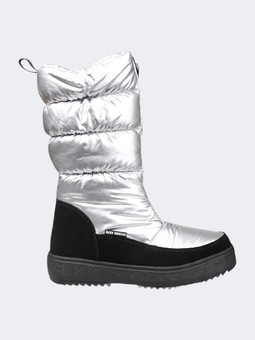 Oil &amp; Gaz After Ski Women Skiing Boots Silver