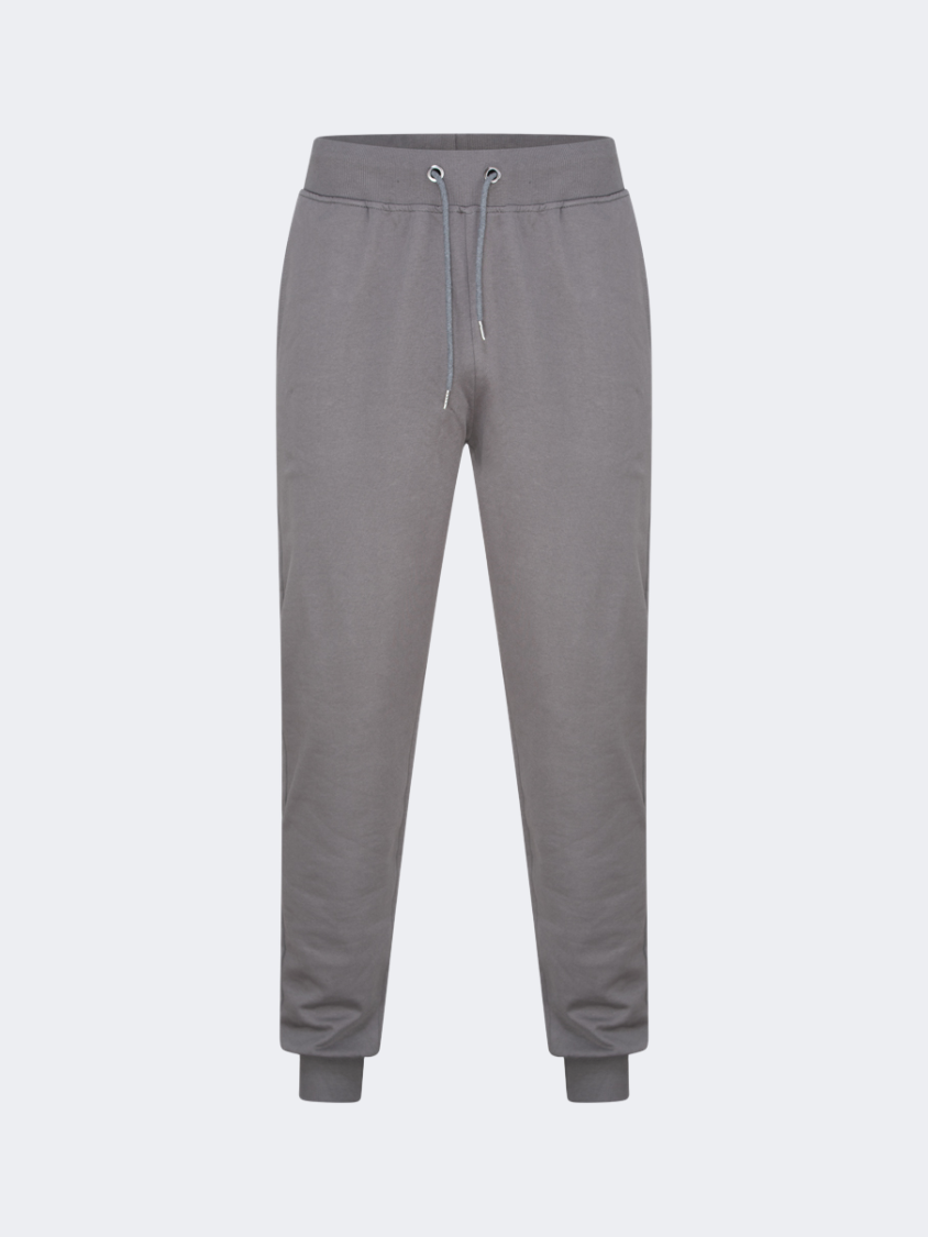 Oil And Gaz Big Size Men Lifestyle Cuffed Pant Grey