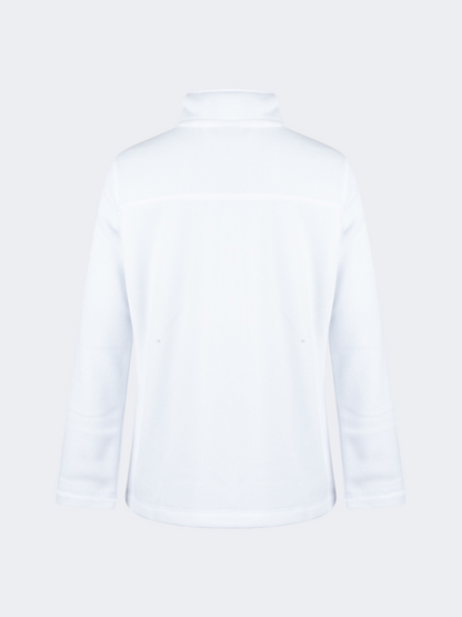 Oil&amp;Gaz Soft Kids-Girls Skiing Full Zip Fleece White