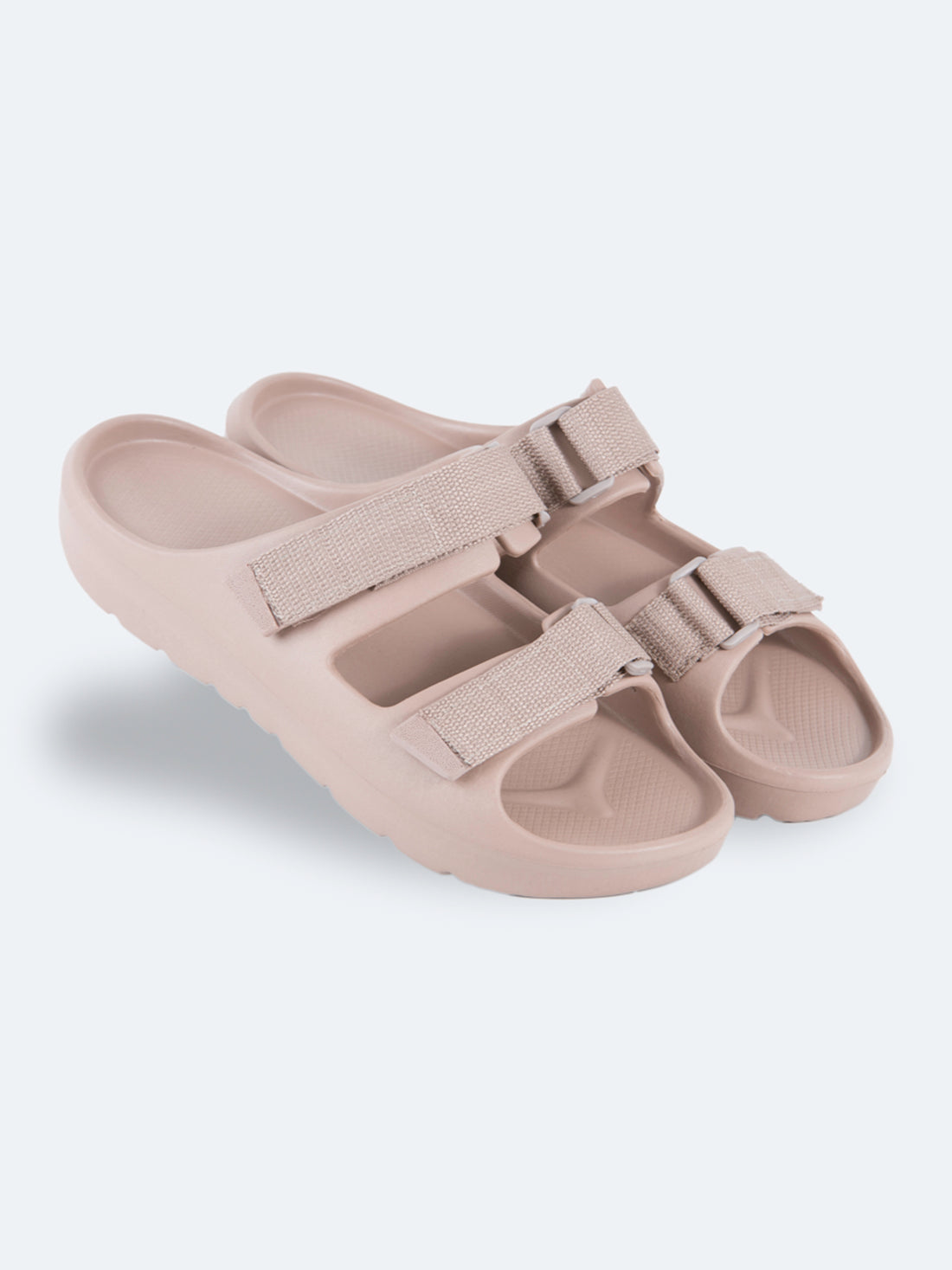 Oil And Gaz Comfy Women Beach Sandals Beige