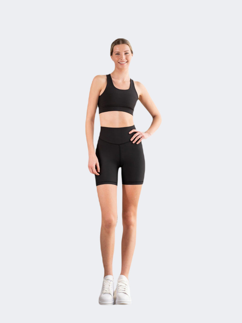 Oil And Gaz Biker Women Lifestyle Short Black