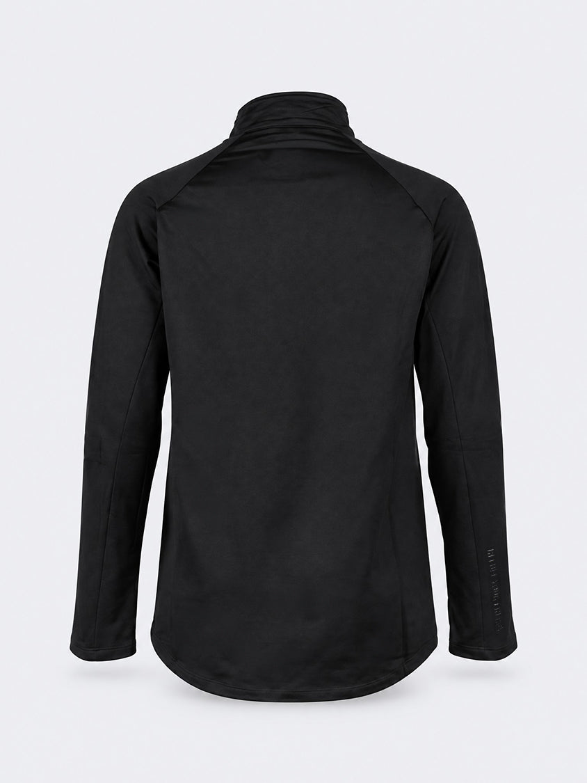 Oil &amp; Gaz Functional Unisex Lifestyle Tech Fleece 1/4 Zip Black