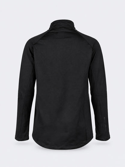 Oil &amp; Gaz Functional Unisex Lifestyle Tech Fleece 1/4 Zip Black