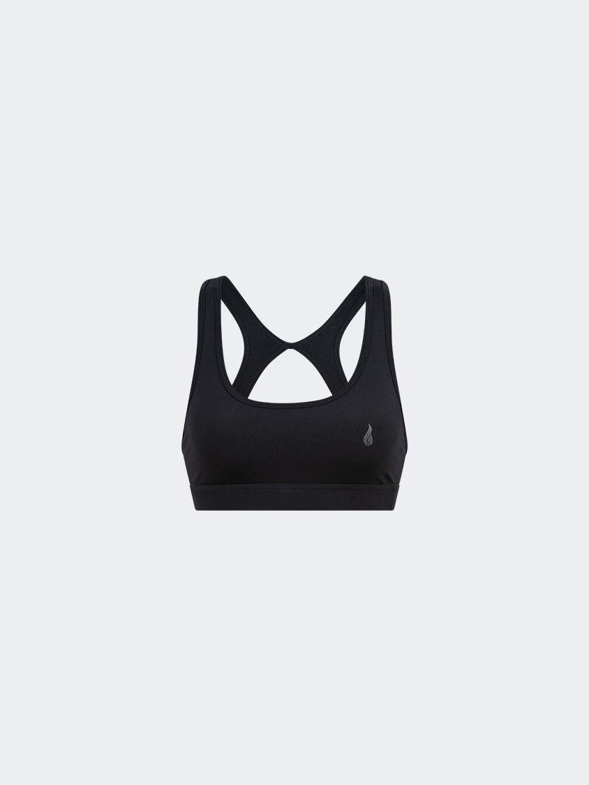 Oil And Gaz Sporty Women Training Bra Black