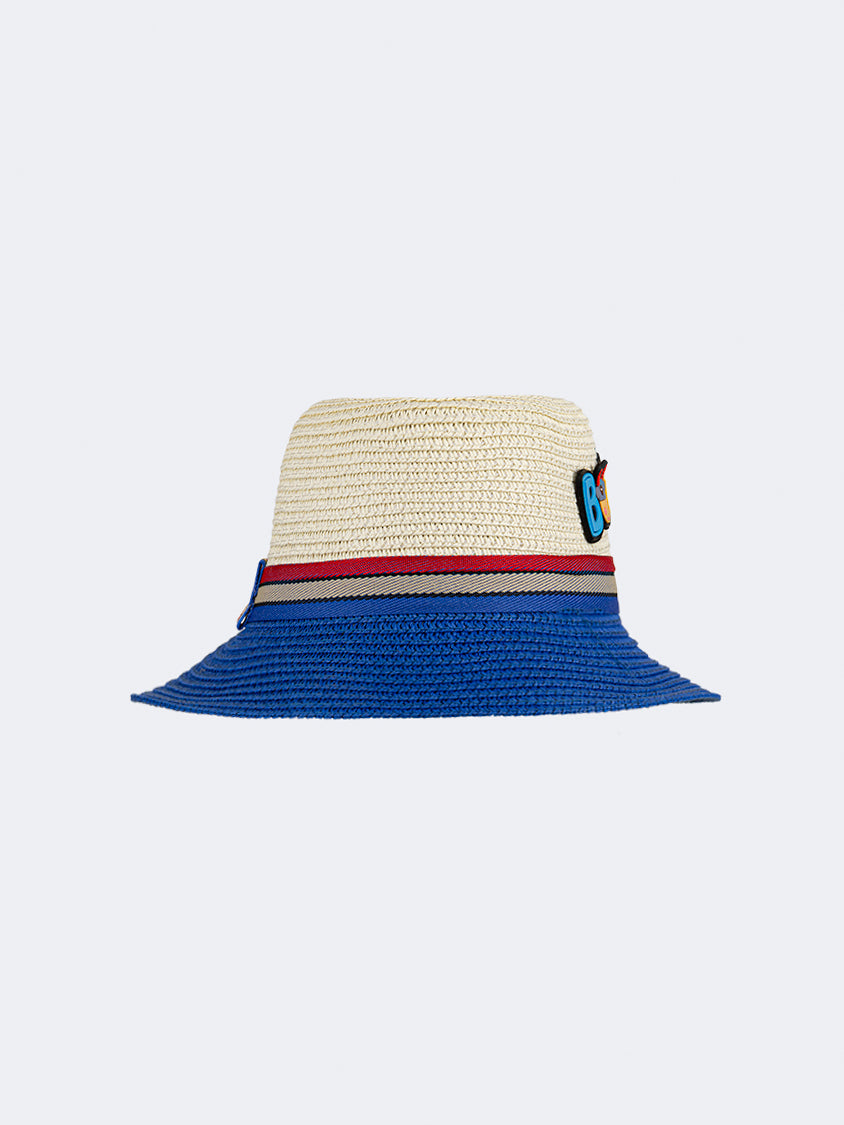 Oil And Gaz Stylish Kids-Boys Beach  Buntal Hat Beige