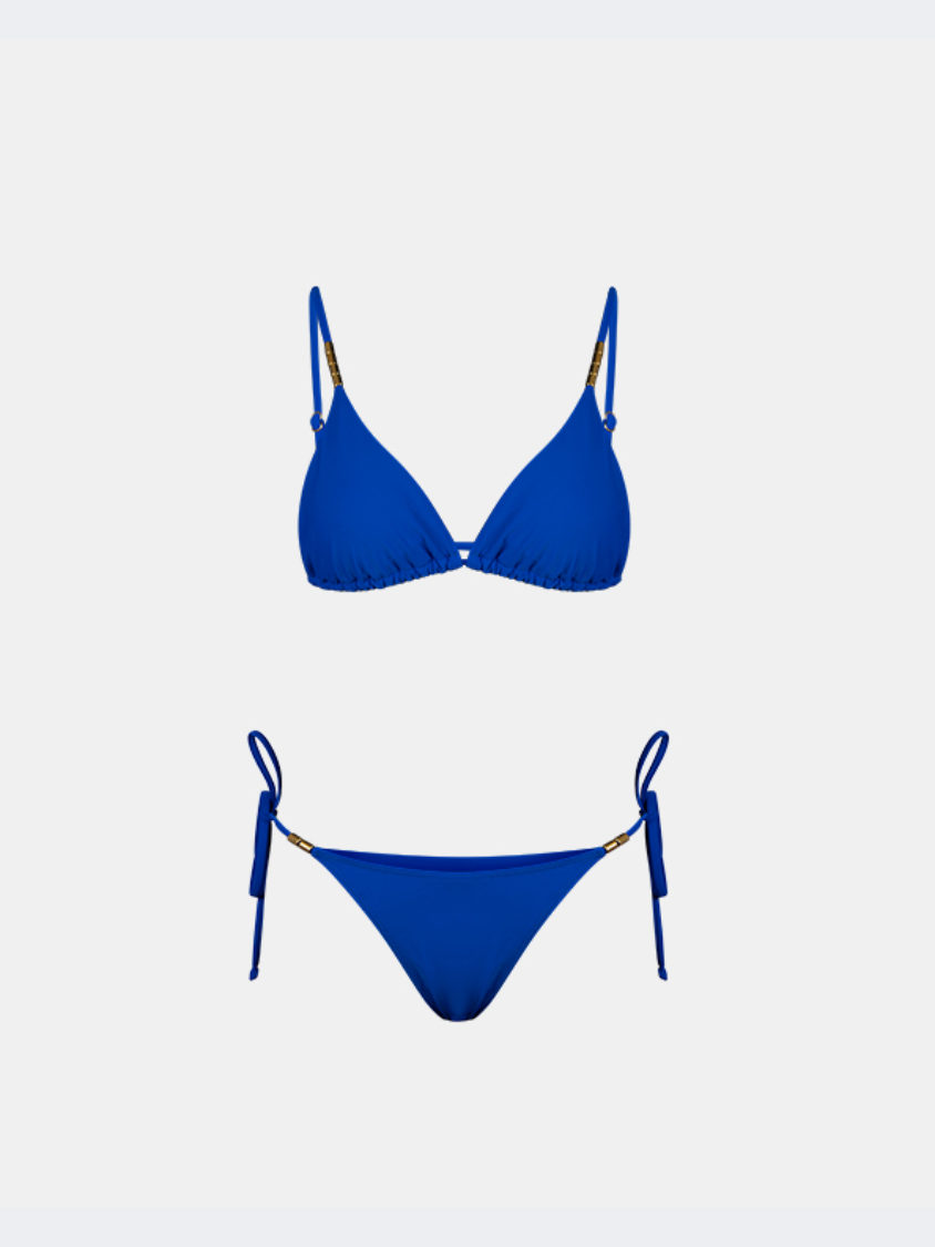 Oil And Gaz  Women Bikini Set Electric Blue