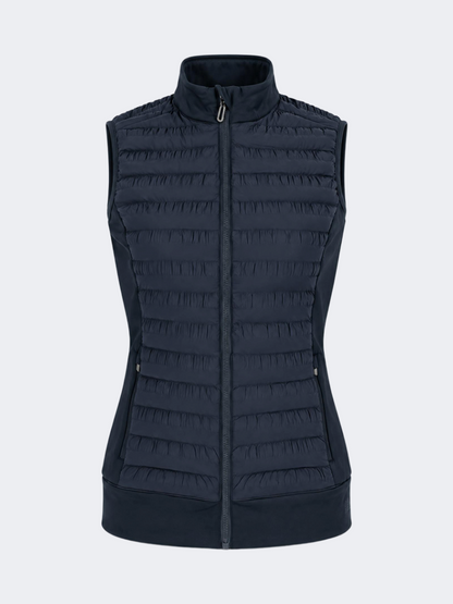 Oil And Gaz Chic Women Lifestyle Filling Vest Navy