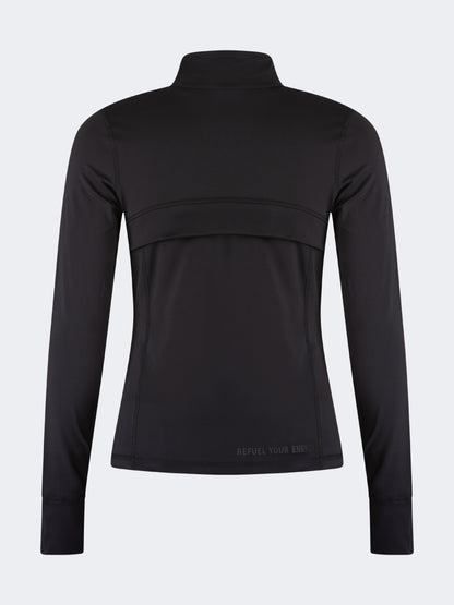 Oil And Gaz Sporty Women Lifestyle  Bbl Jacket  Black