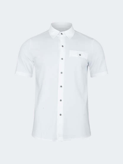 Oil And Gaz Basic Men Lifestyle T-Shirt White