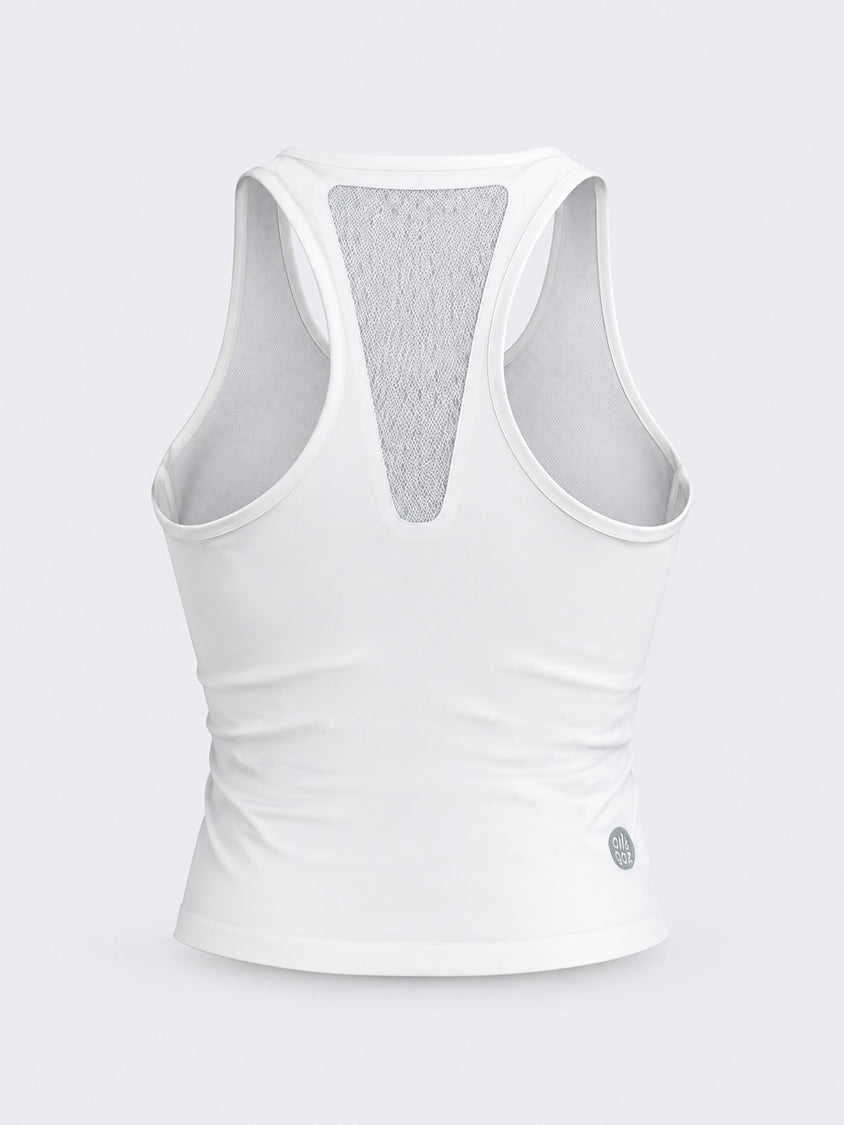Oil &amp; Gaz Supportive Women Training  Sports Bra  Off White