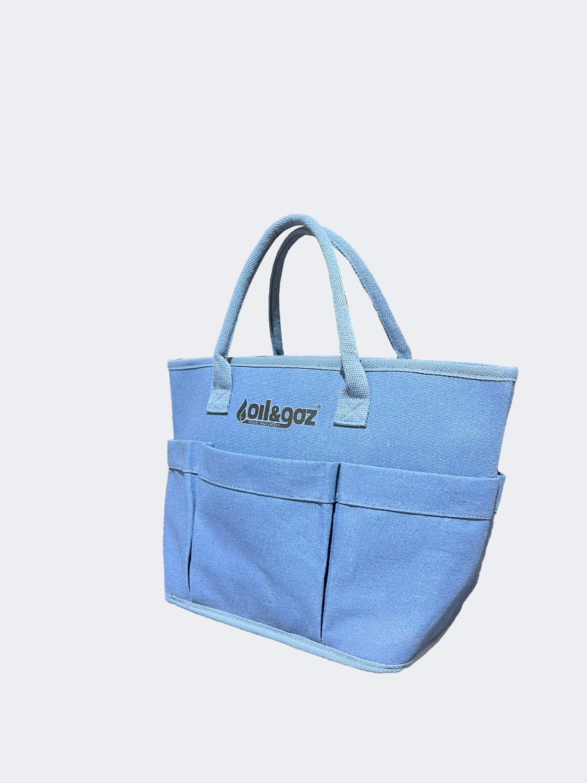 Oil And Gaz Stylish And Spacious Women Lifestyle Bag Blue