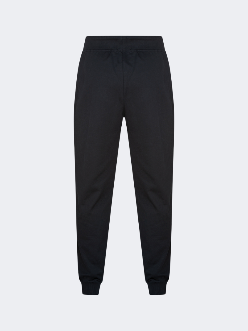 Oil And Gaz Big Size Men Lifestyle Cuffed Pant Black