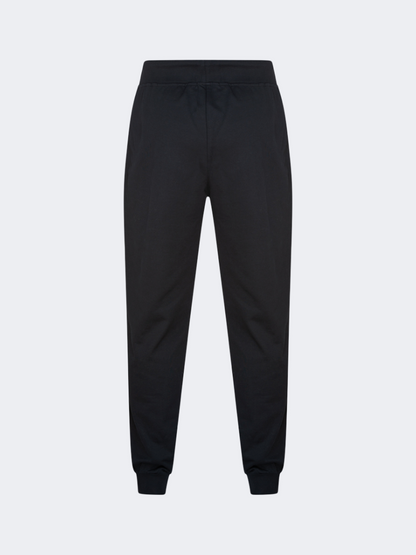 Oil And Gaz Big Size Men Lifestyle Cuffed Pant Black