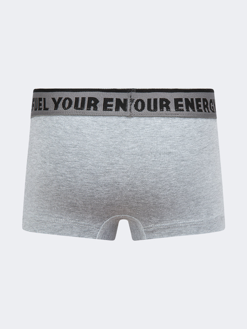 Oil And Gaz Lycra Boys Underwear Grey