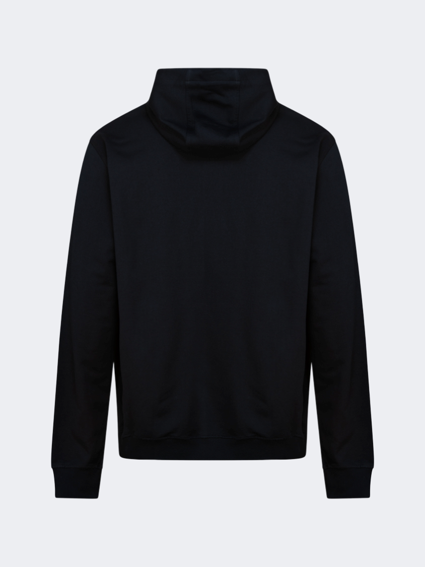 Oil And Gaz Big Size Men Lifestyle Hoody Black