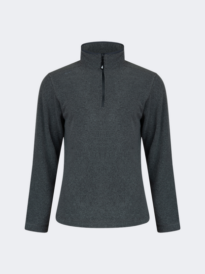 Oil&amp;Gaz Warm Men Skiing 1/4 Zip Fleece Grey
