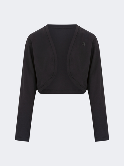 Oil&amp;Gaz Stylish Kids-Girls Lifestyle Bolero Black