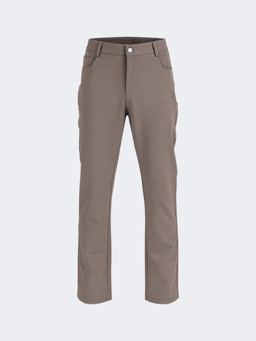 Oil & Gaz Classic Men Lifestyle 5 Pockets Pant Brown