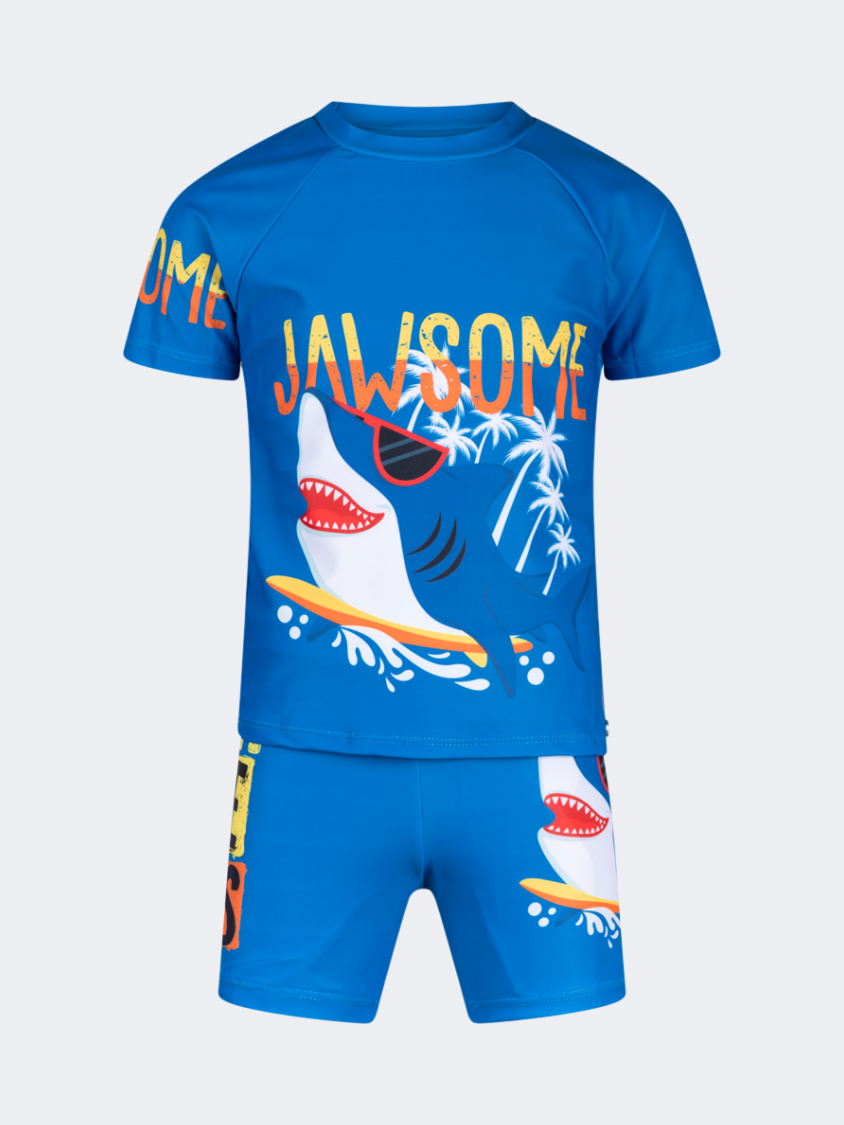 Oil And Gaz Stylish Kids-B Beach Swimming Set  Blue