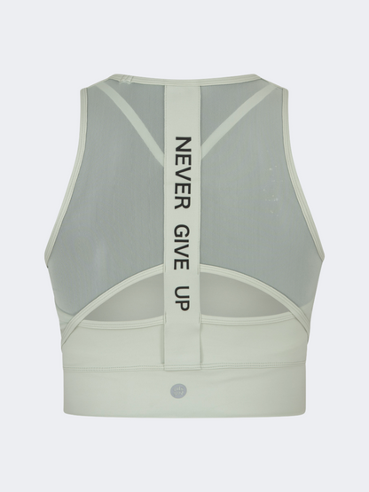 Oil&amp;Gaz Breathable Women Training Bra Dark Grey