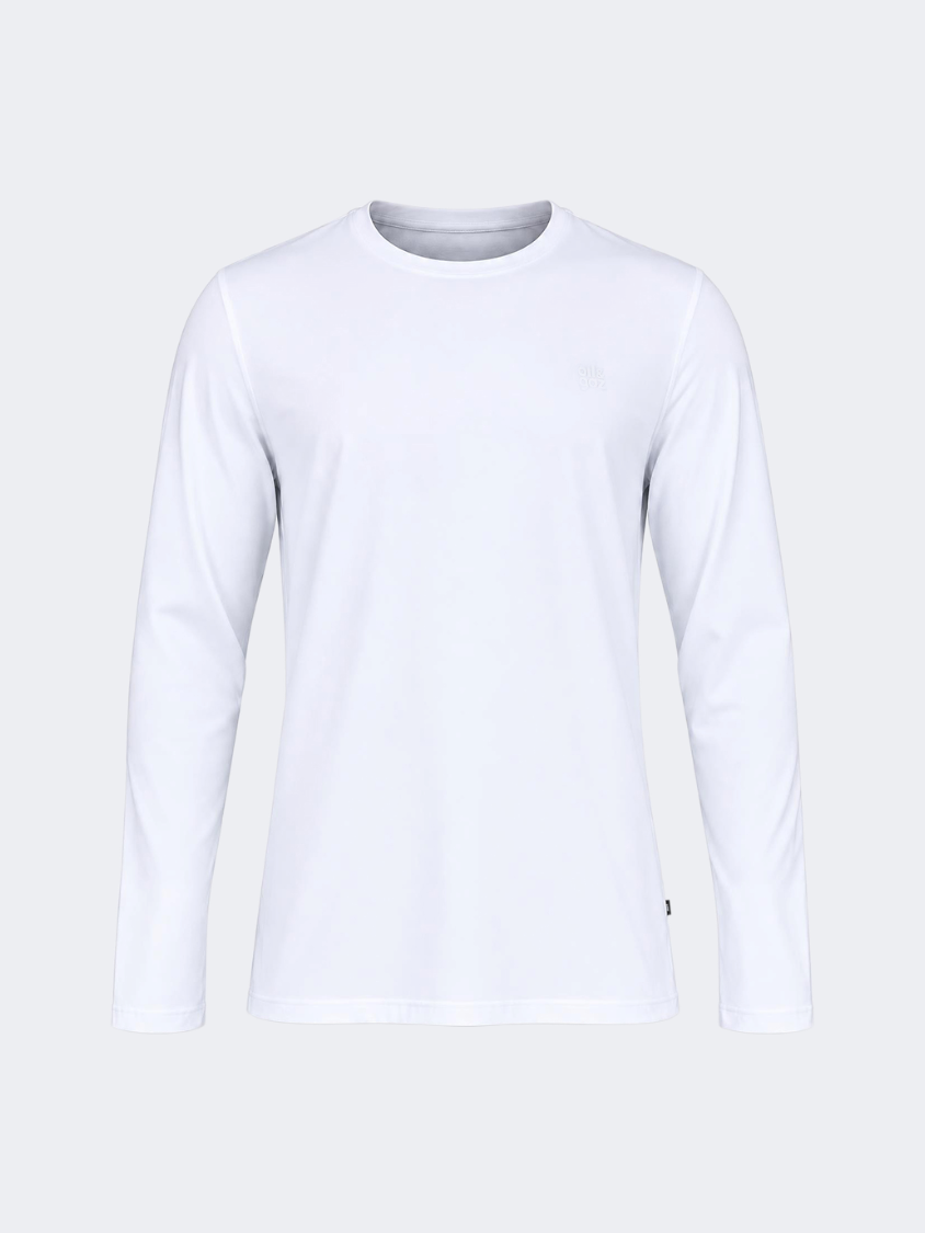 Oil &amp; Gaz Casual Men Lifestyle Long Sleeve White