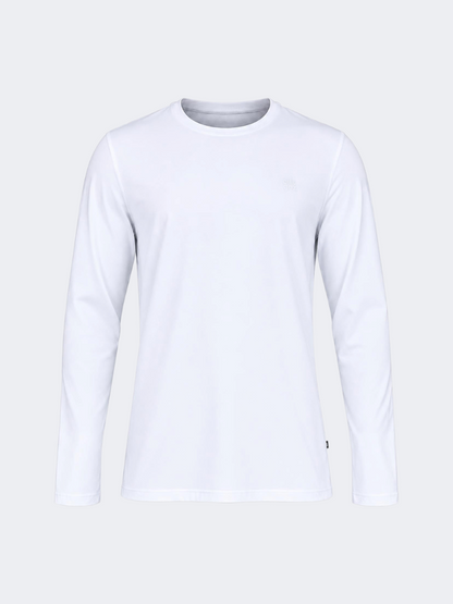 Oil &amp; Gaz Casual Men Lifestyle Long Sleeve White
