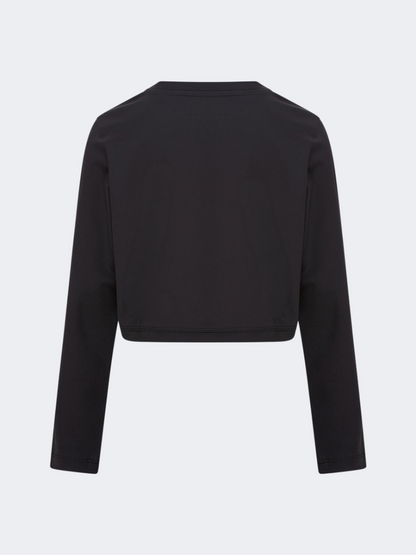 Oil&amp;Gaz Stylish Kids-Girls Lifestyle Bolero Black