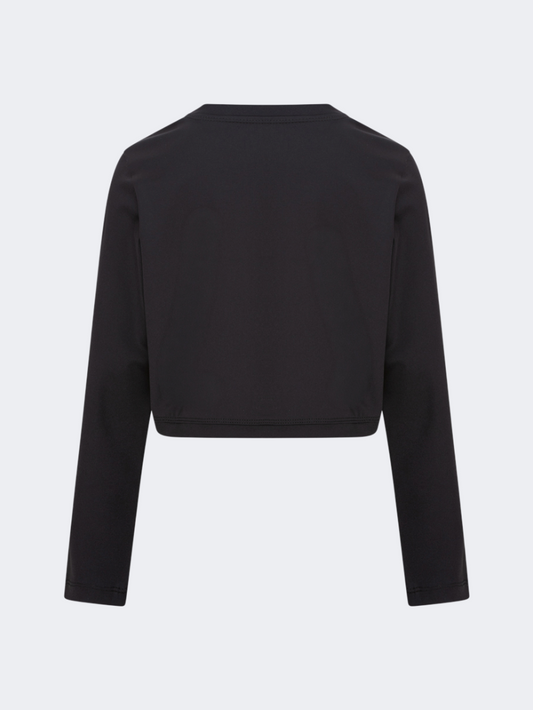 Oil & Gaz Stylish Kids-Girls Lifestyle Bolero Black