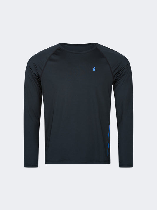 Oil & Gaz Elegant Men Lifestyle Long Sleeve Black/Blue