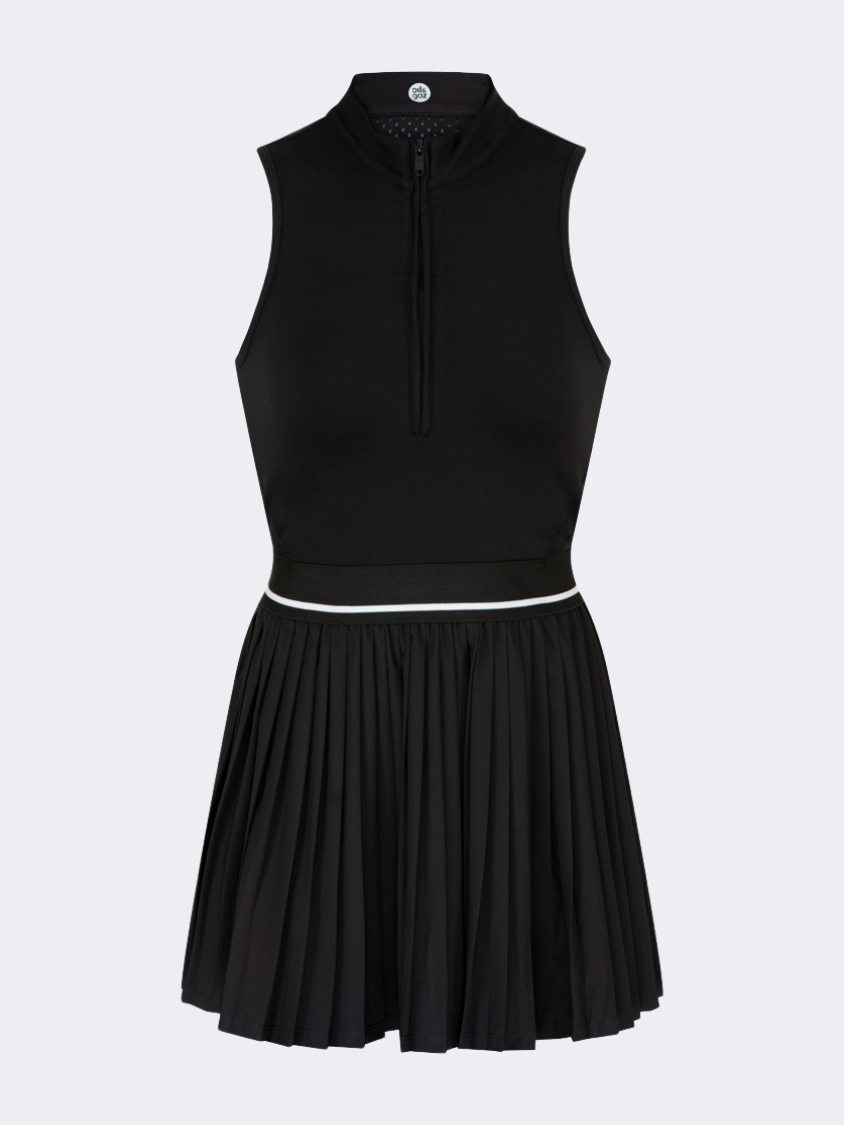 Oil&amp;Gaz Open Back Women Lifestyle Dress Black