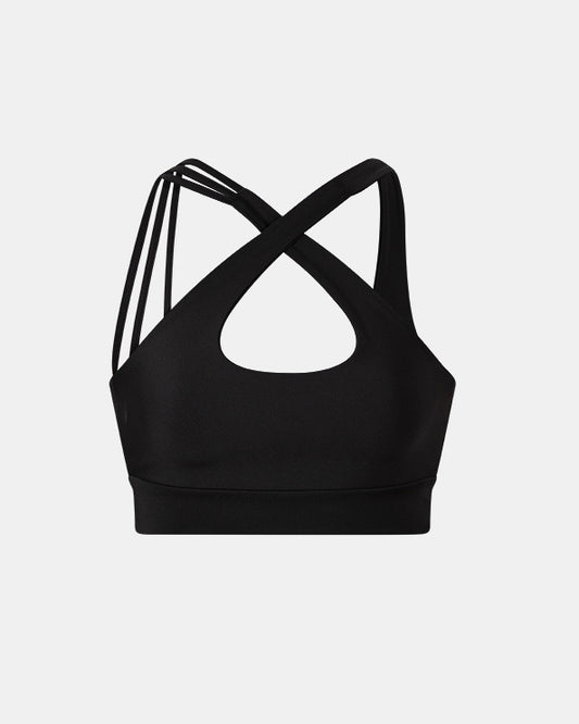 Oil & Gaz Medium Support Women Lifestyle Bra Black