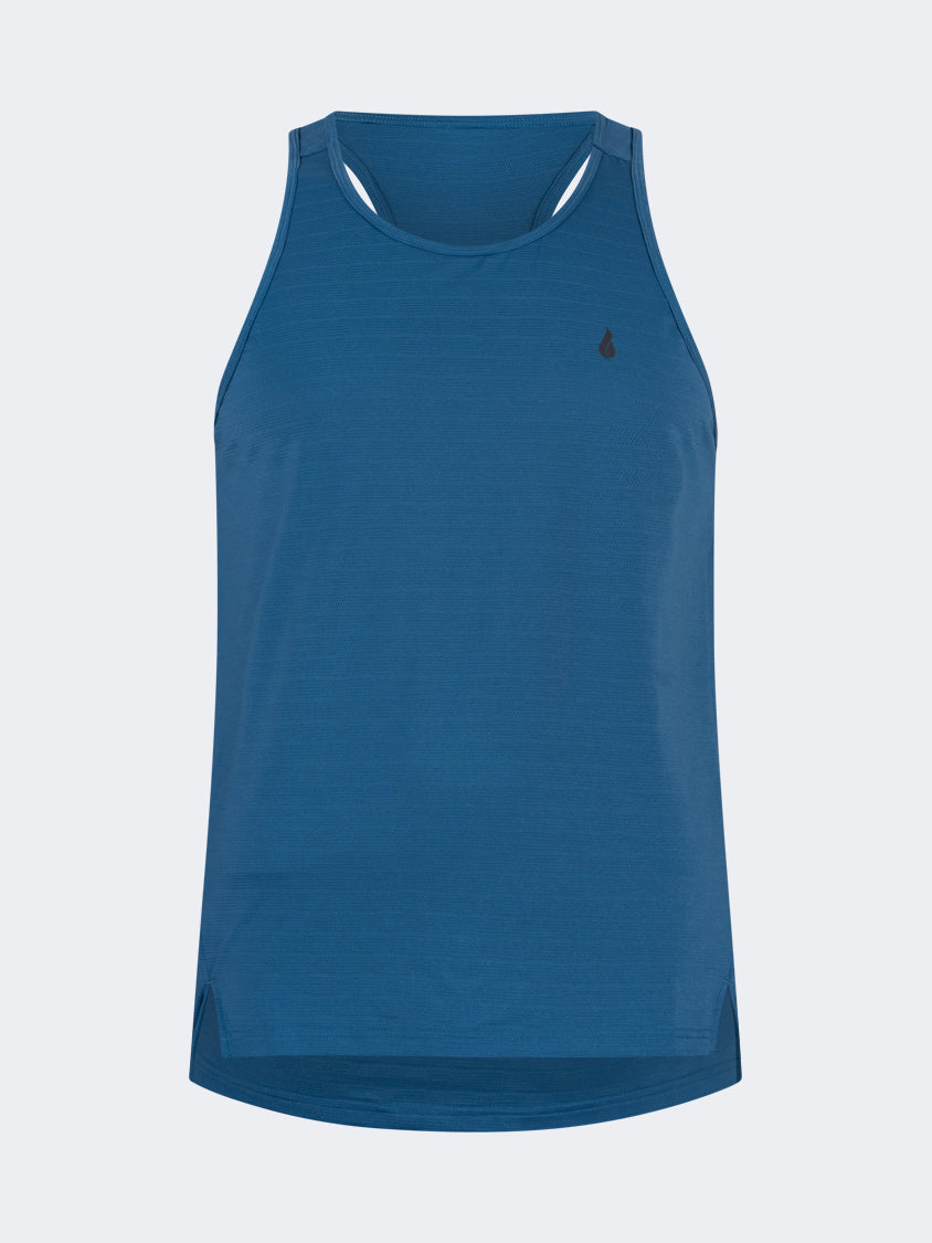 Oil And Gaz Lightweight Men Training Tank Blue